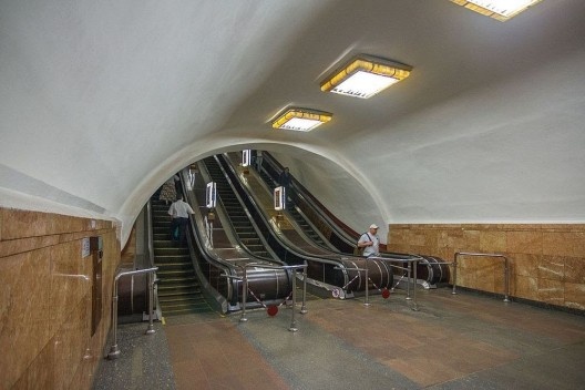 Estação de metrô Arsenalna, Kiev, Ucrânia, mais profunda do mundo<br />Foto divulgação 