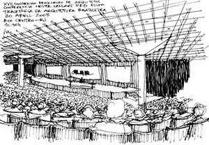 XVII Congresso Brasileiro de Arquitetos. Conferência de Nestor Goulart Reis Filho, "Trajetoria da Arquitetura Brasileira", 30 abril 2003. Rio Centro - RJ, 10:30h 