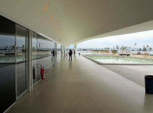 Museu do Amanhã, varanda lateral, Rio de Janeiro. Arquiteto Santiago Calatrava<br />Foto Paulo Afonso Rheingantz 