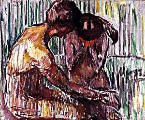 Consolação, Edvard Munch, 1907. Óleo s/ tela [XXIII Bienal Internacional de São Paulo]