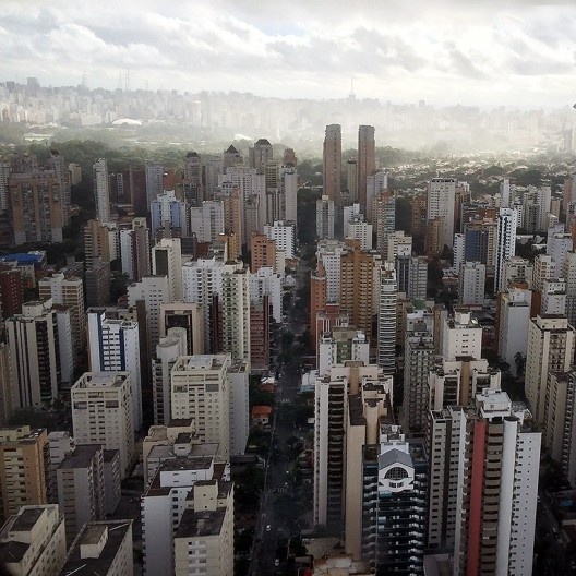 Vista aérea de São Paulo<br />Foto Abilio Guerra 