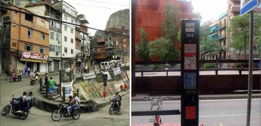 À esquerda, Rio de Janeiro; à direita, Barcelona<br />Fotos Meindert Versteeg e Miguel Sal  [livro "Conquistar a Rua! Compartilhar sem Dividir"]